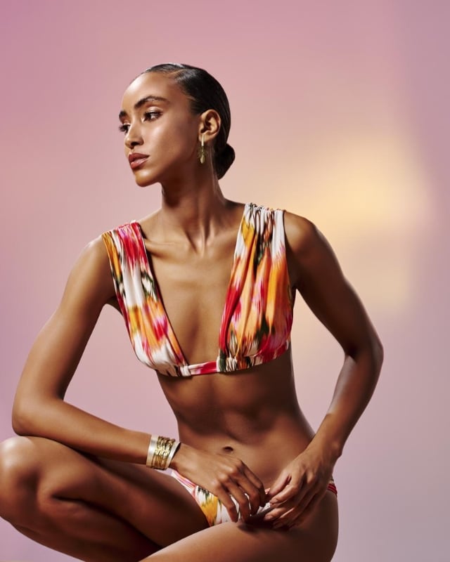 Floral printed Bikini by Lenny Niemeyer