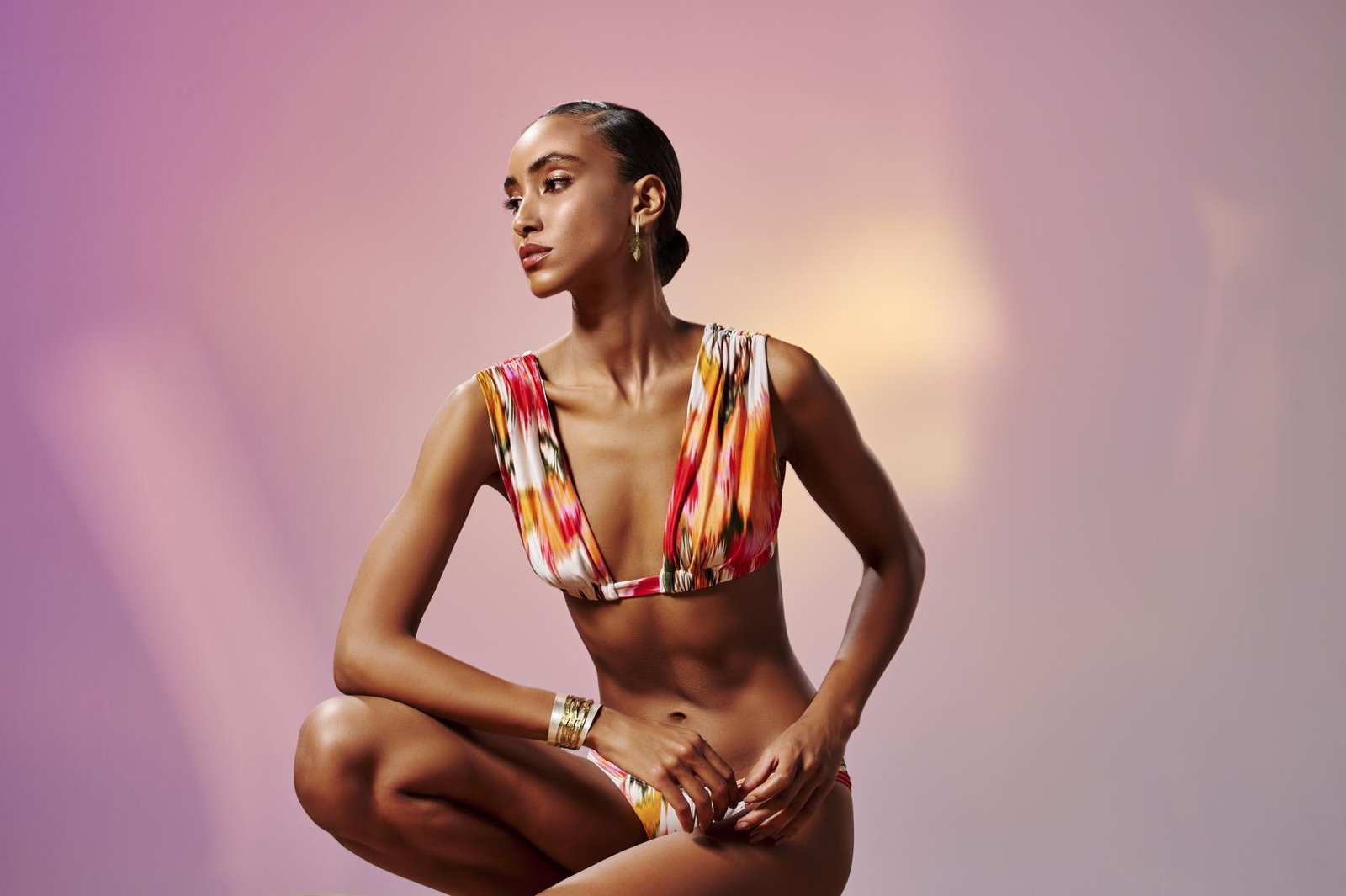 Floral printed Bikini by Lenny Niemeyer