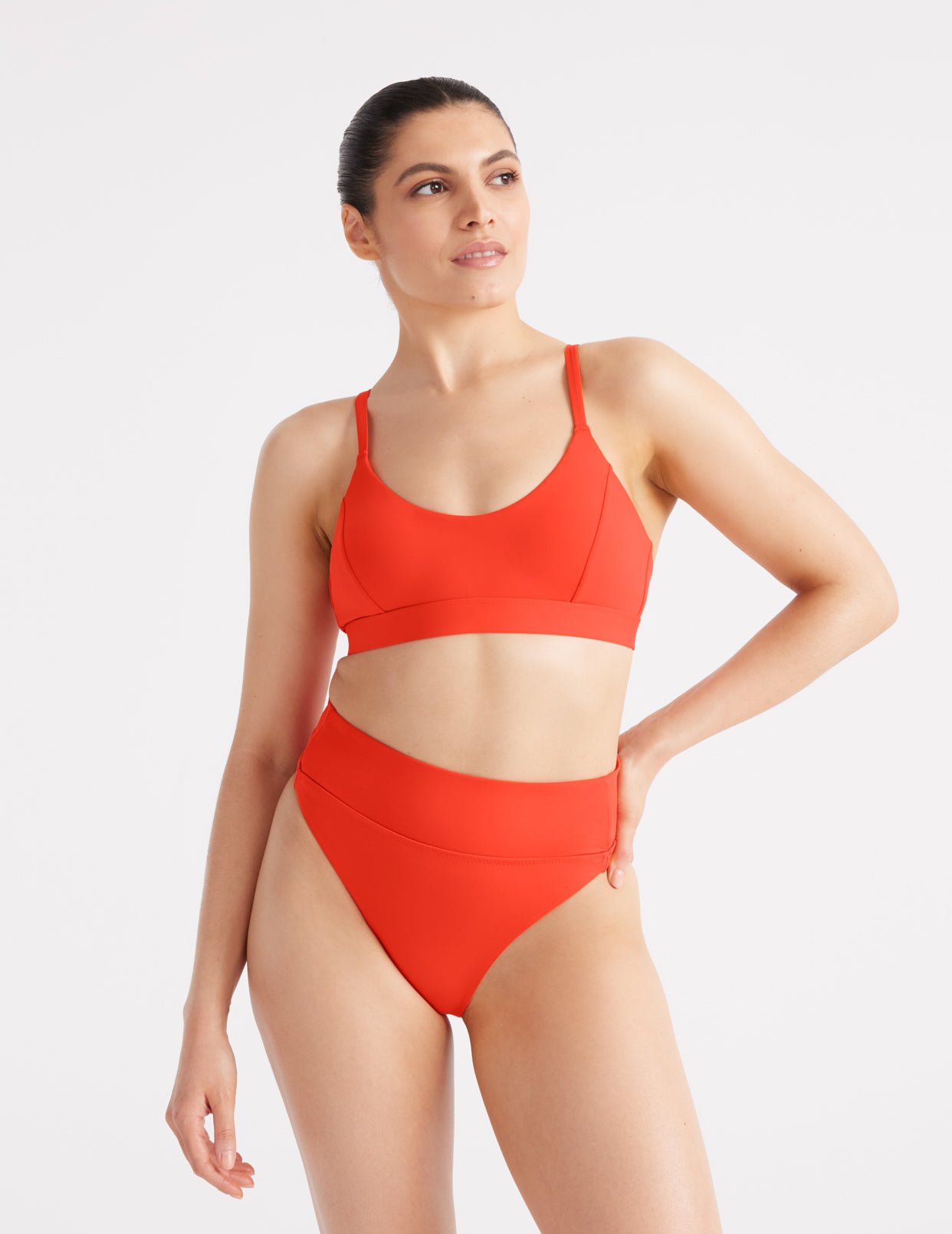Scoop Top and Sculpt High Rise High Cut Bottom