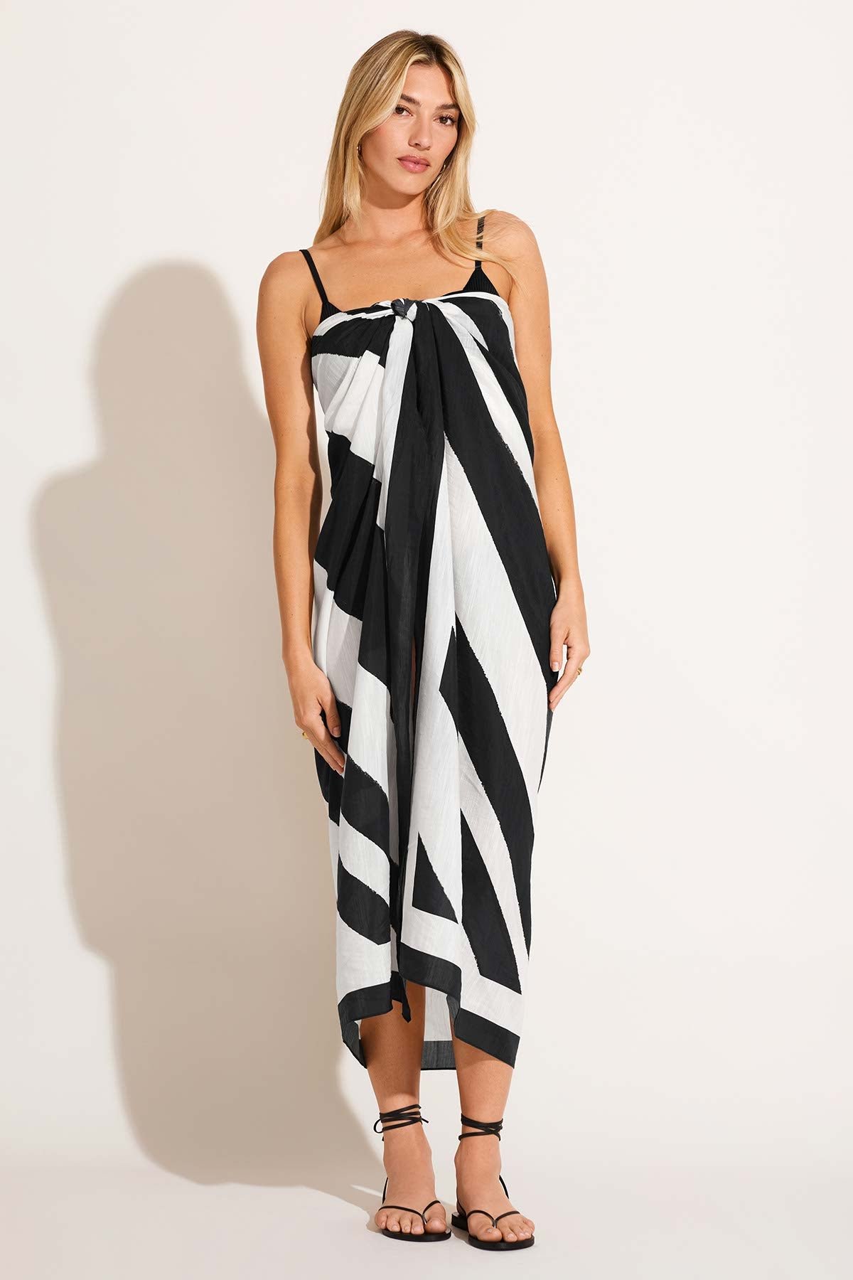 Samara Sarong - Sandbar Stripe Cotton Cupro
