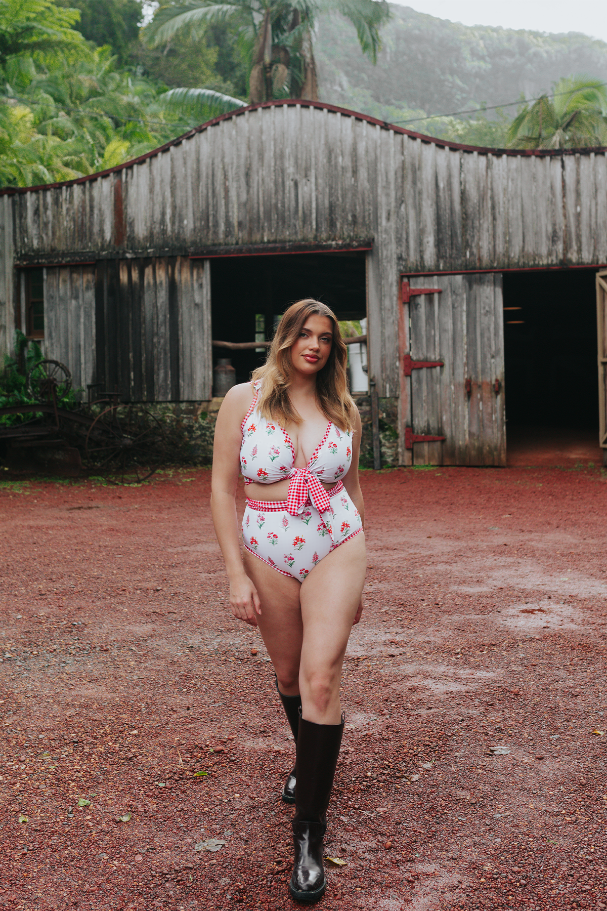 Betty One-piece Wrap Top