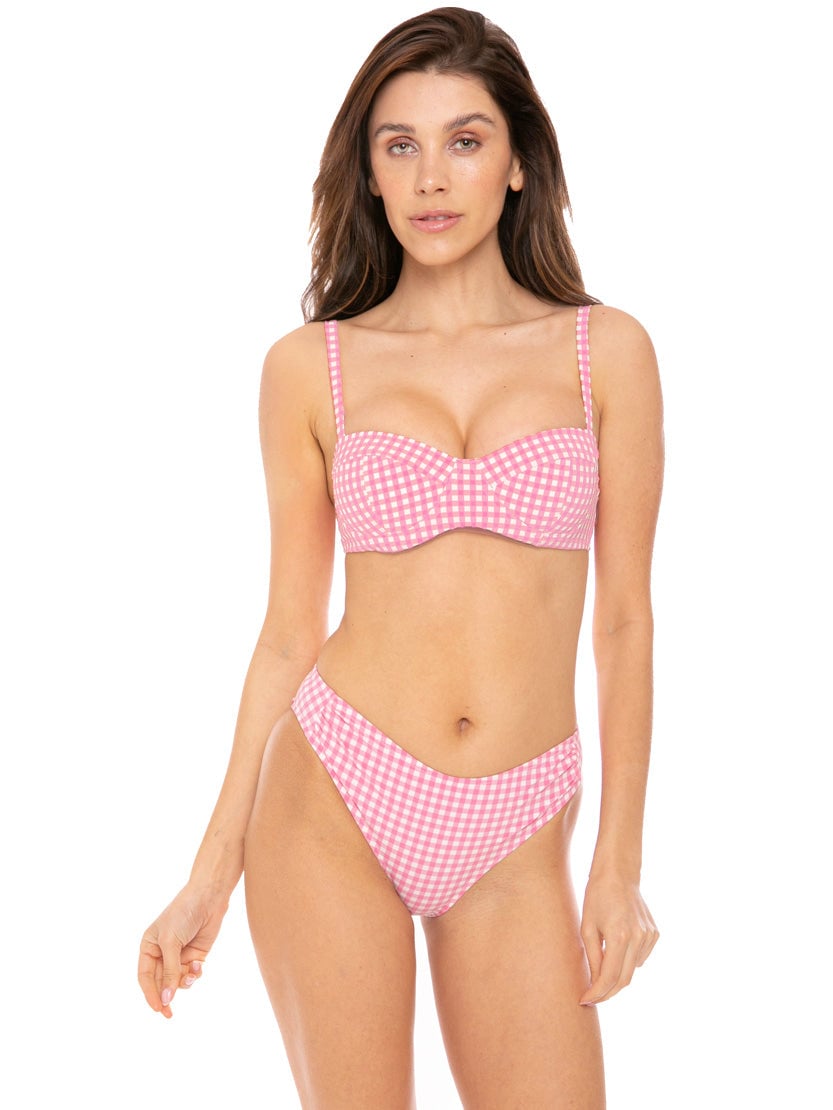 Underwired Bikini Pink Gingham