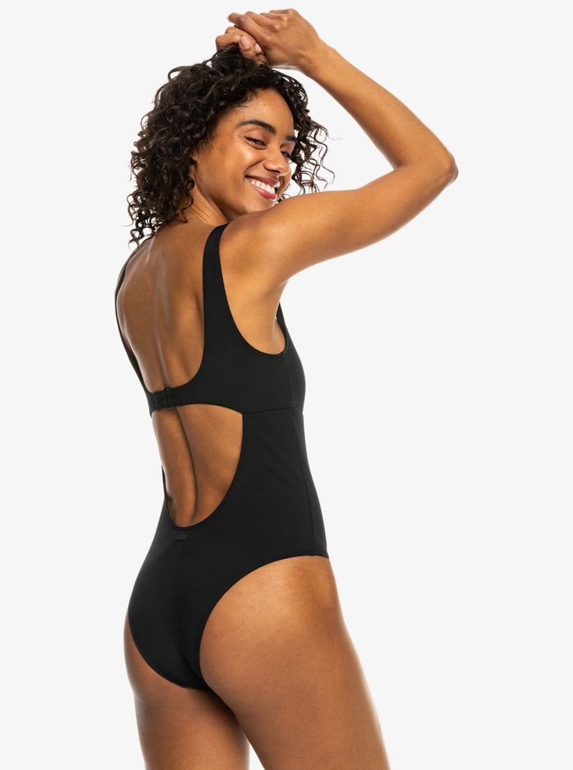 Roxy Pro The Double Line One-Piece Swimsuit by Roxy