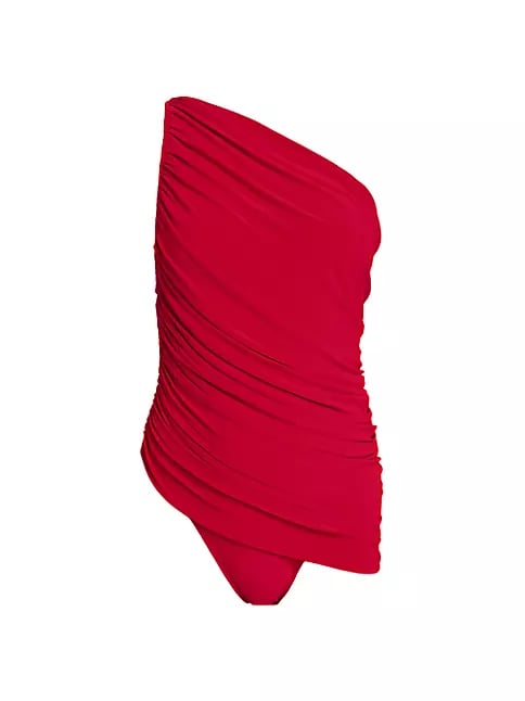 Diana One Shoulder - Red by Norma Kamali