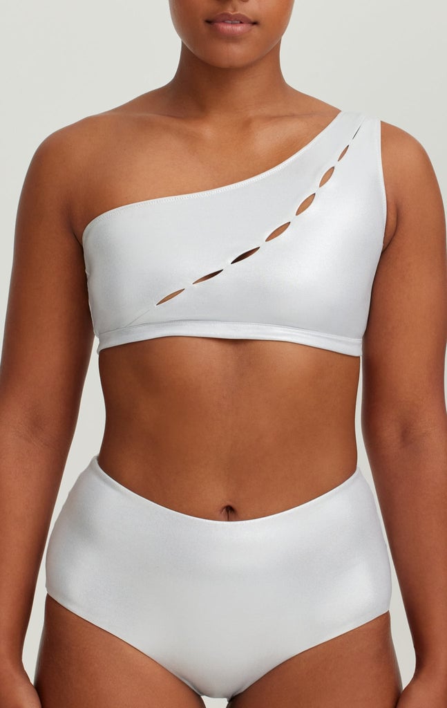 Lloyd Top In Silver and Lloyd Bottom In Silver from Marysia