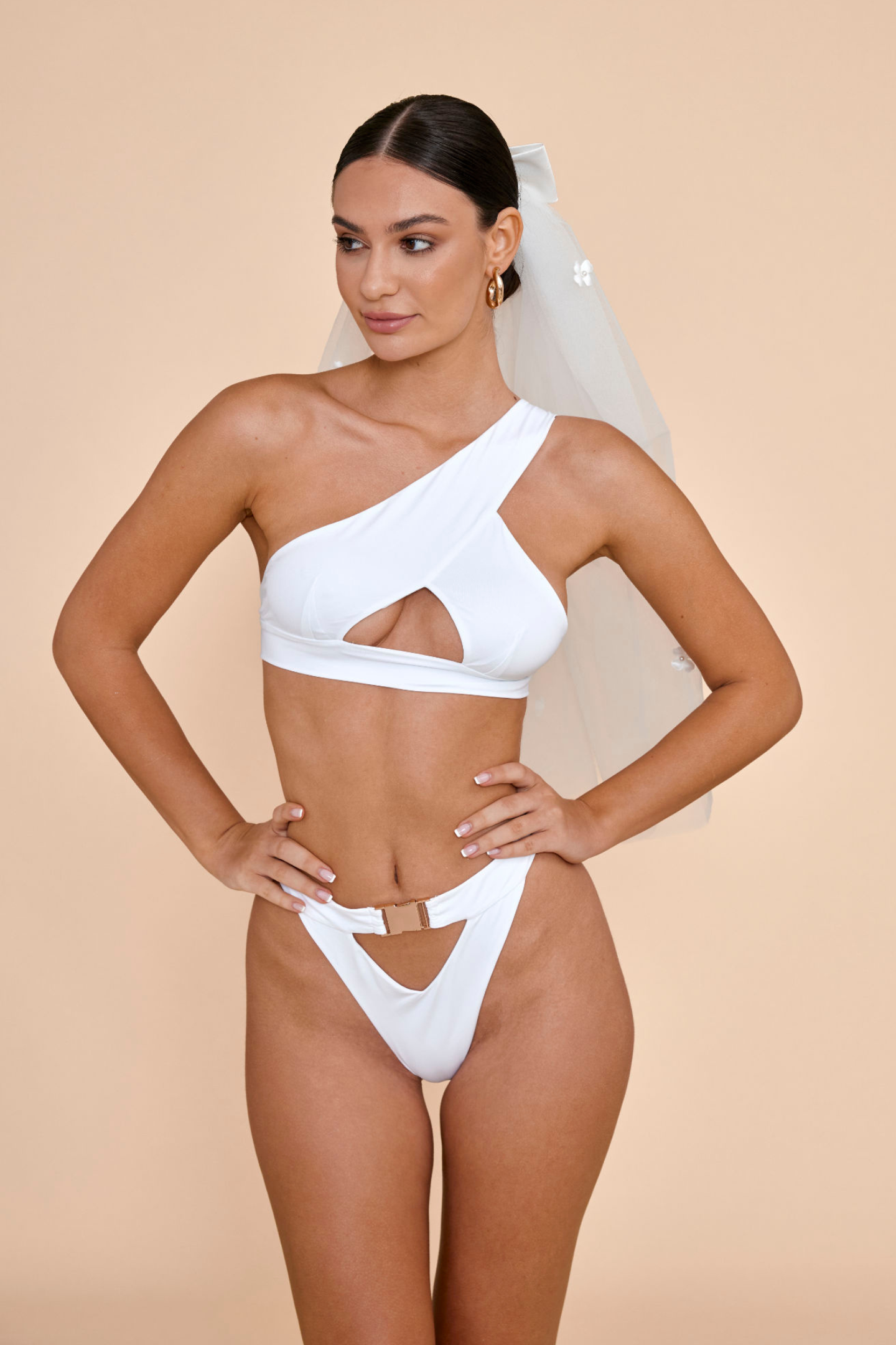 Moss Top In White and Crawford Bottoms In White from Alt Swim