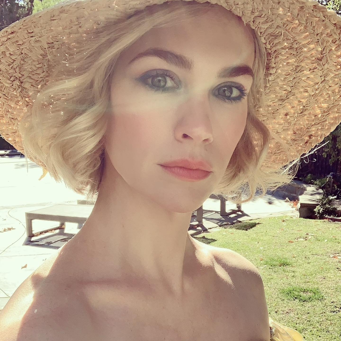 Close-up of January Jones