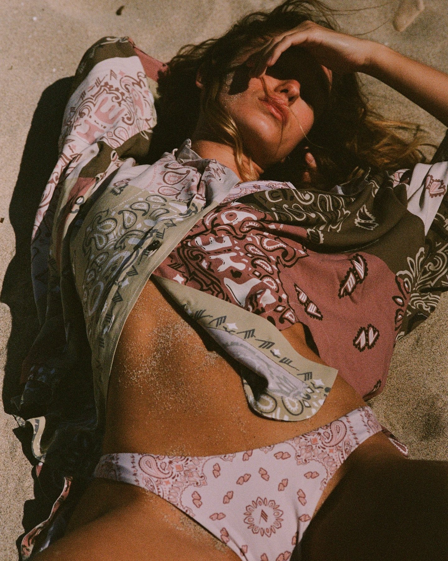 Beige, Pale Pink And Light Coral Bikini