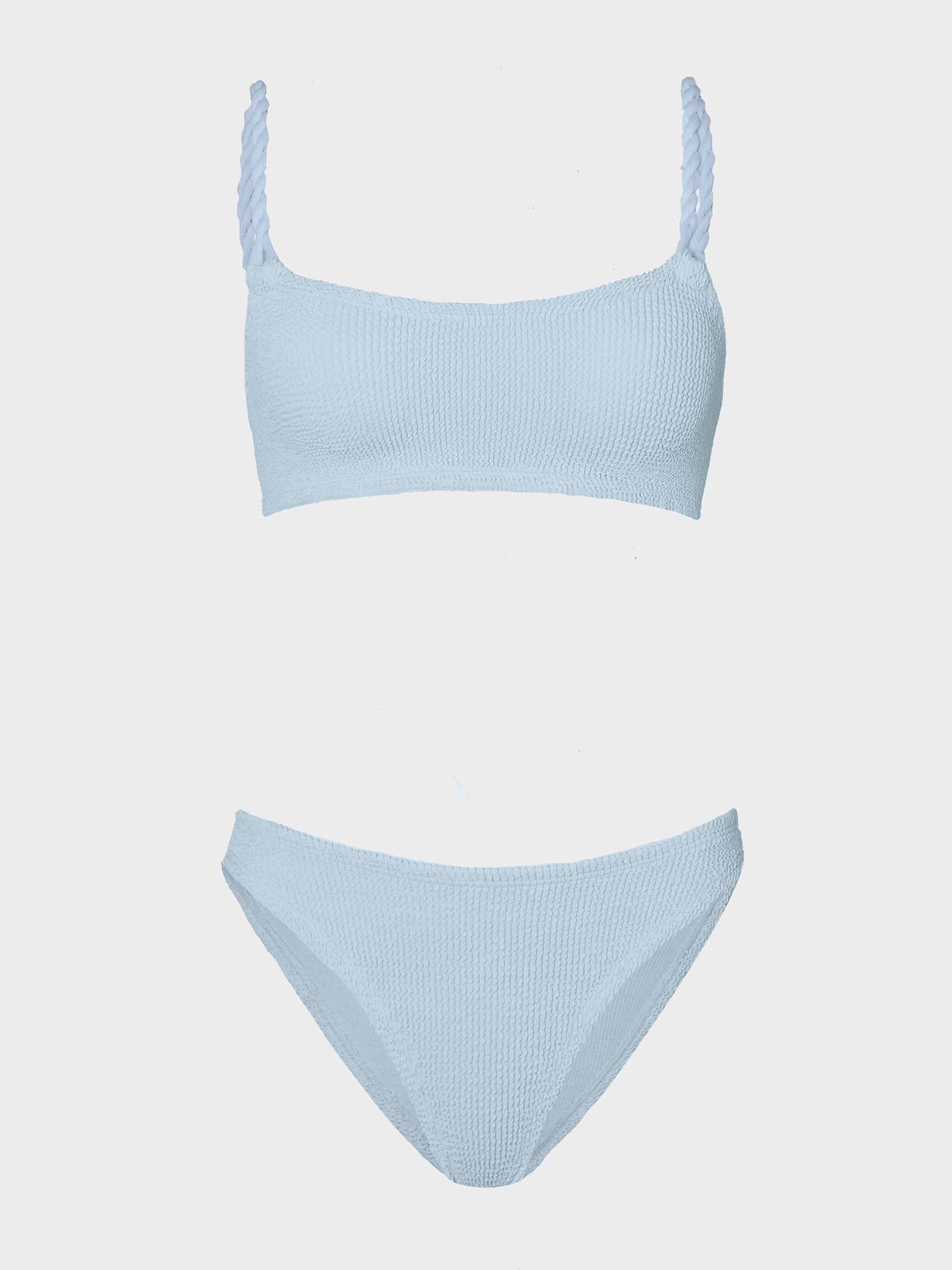 Phoebe Bikini - Metallic Ice Blue