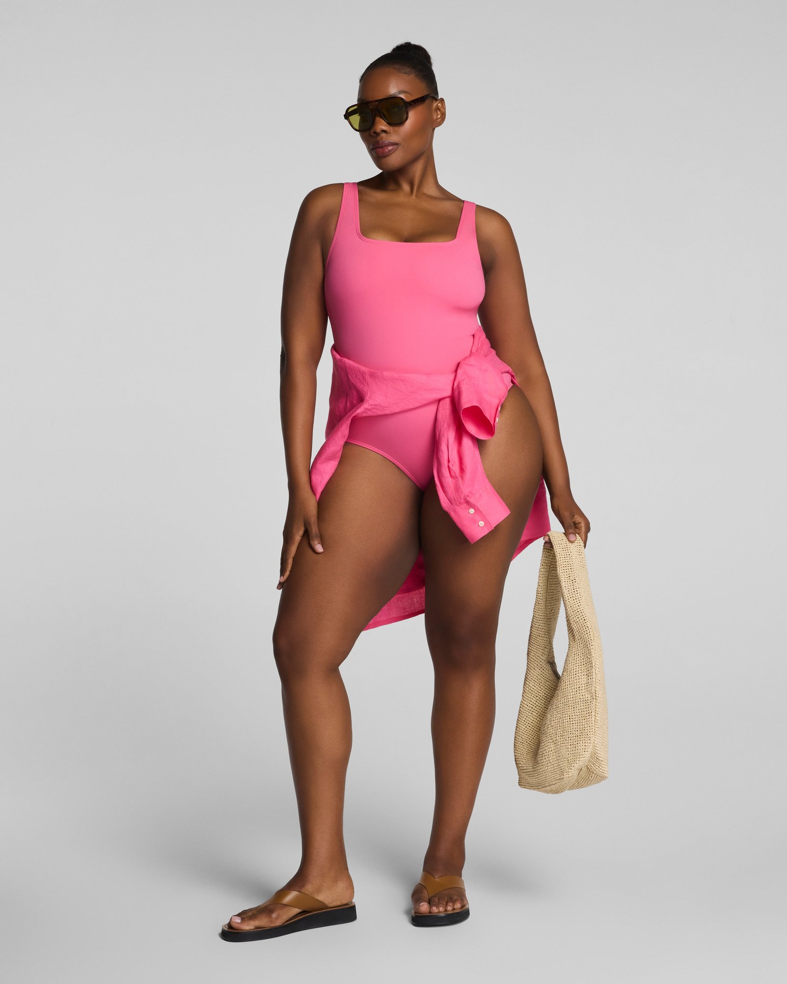 Swim Square Neck One Piece