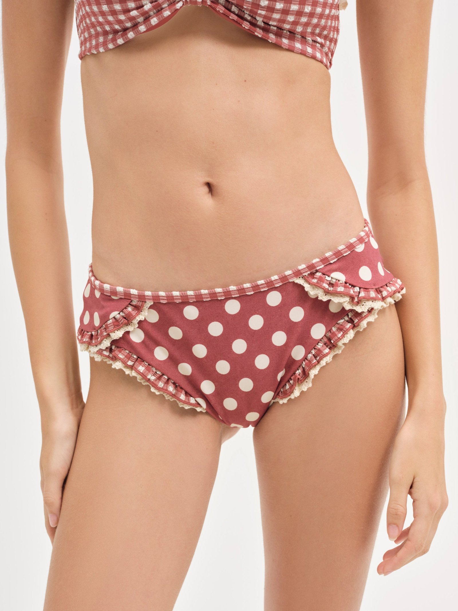 Dolly Dot Triangle Bikini Top
