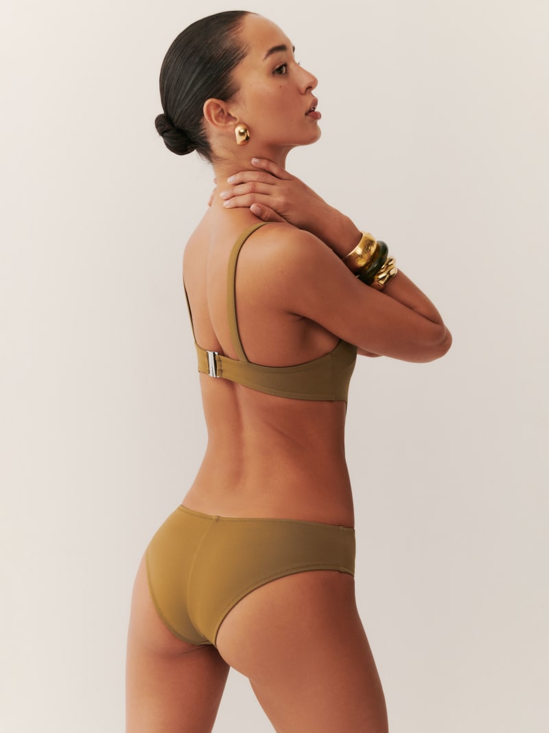 Paddle One Piece in Olive by Reformation