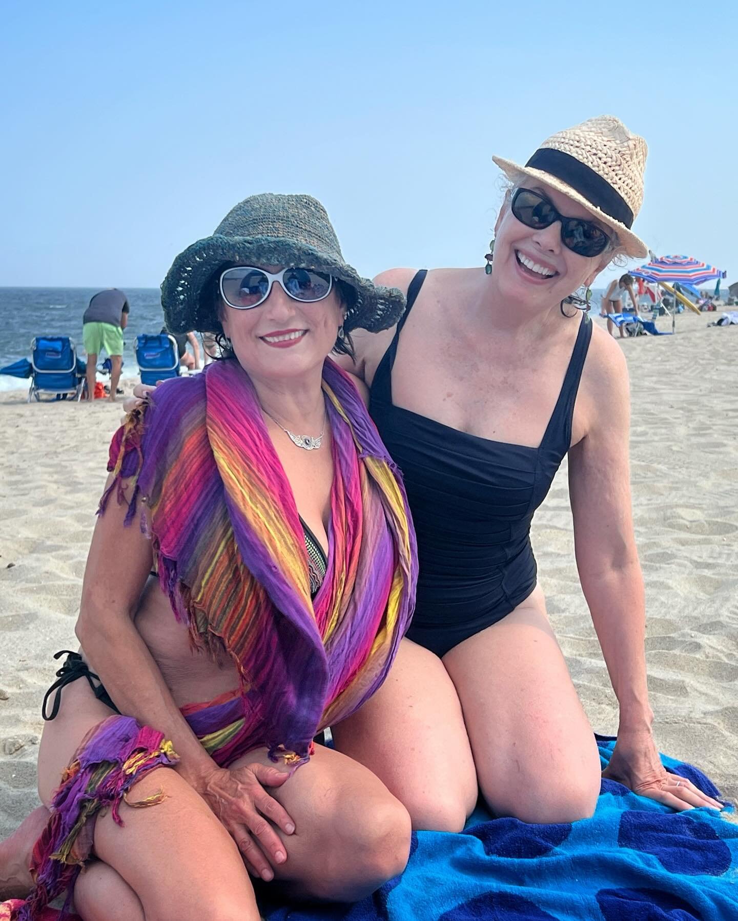Photo by Kerry-Lou, Silver Style Studio showing two women on the beach