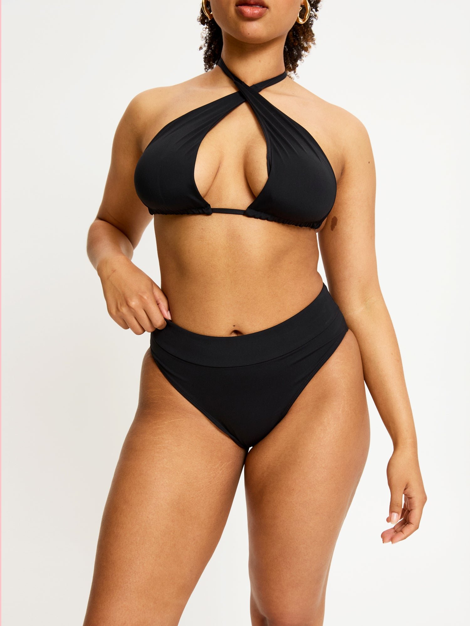 Swimwear Multiway Top and Hi-Leg Brief in black by Modibodi