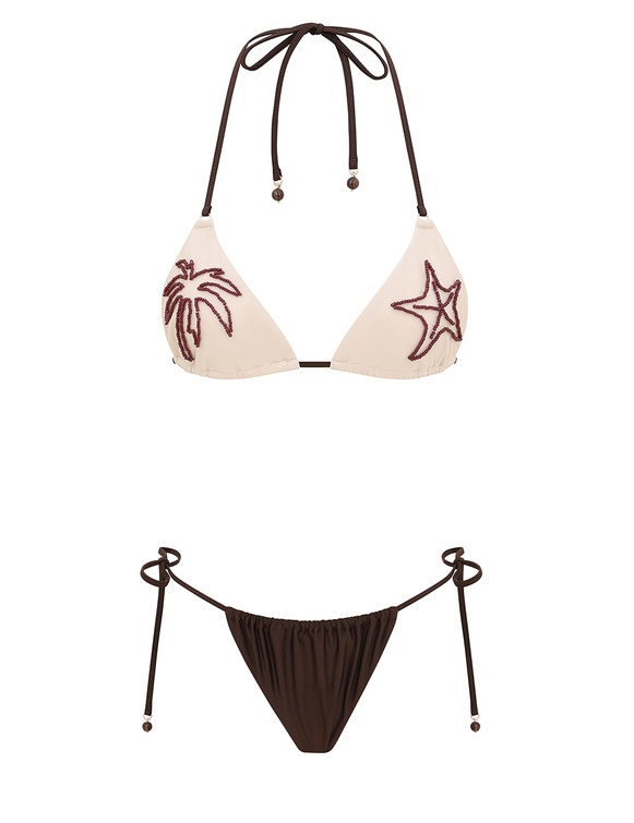 Mahon Beaded Detail Bikini - Spliced