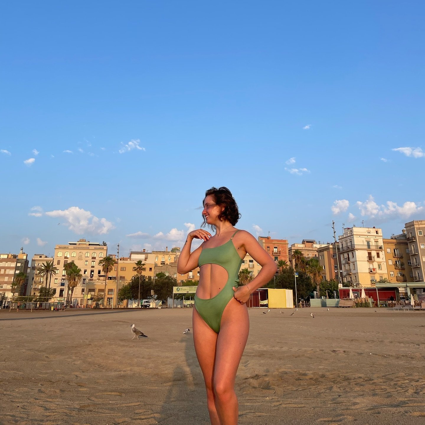 Sophia Zurli wearing BONITA - One-Piece Swimsuit by Sommer Swim