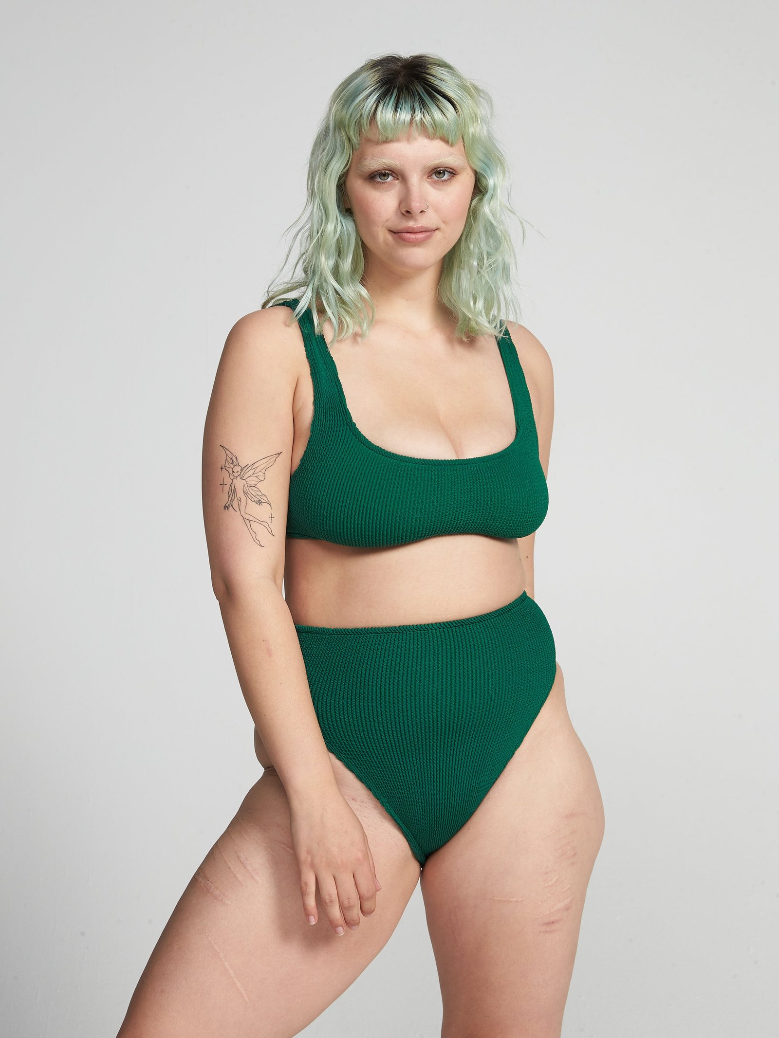 Image of a woman wearing Aplomb High Waist Two-Piece by Youswim
