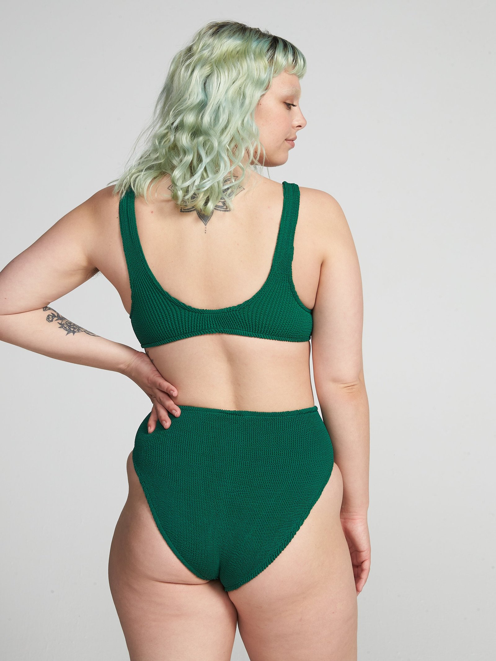 Image of a woman wearing Aplomb High Waist Two-Piece by Youswim