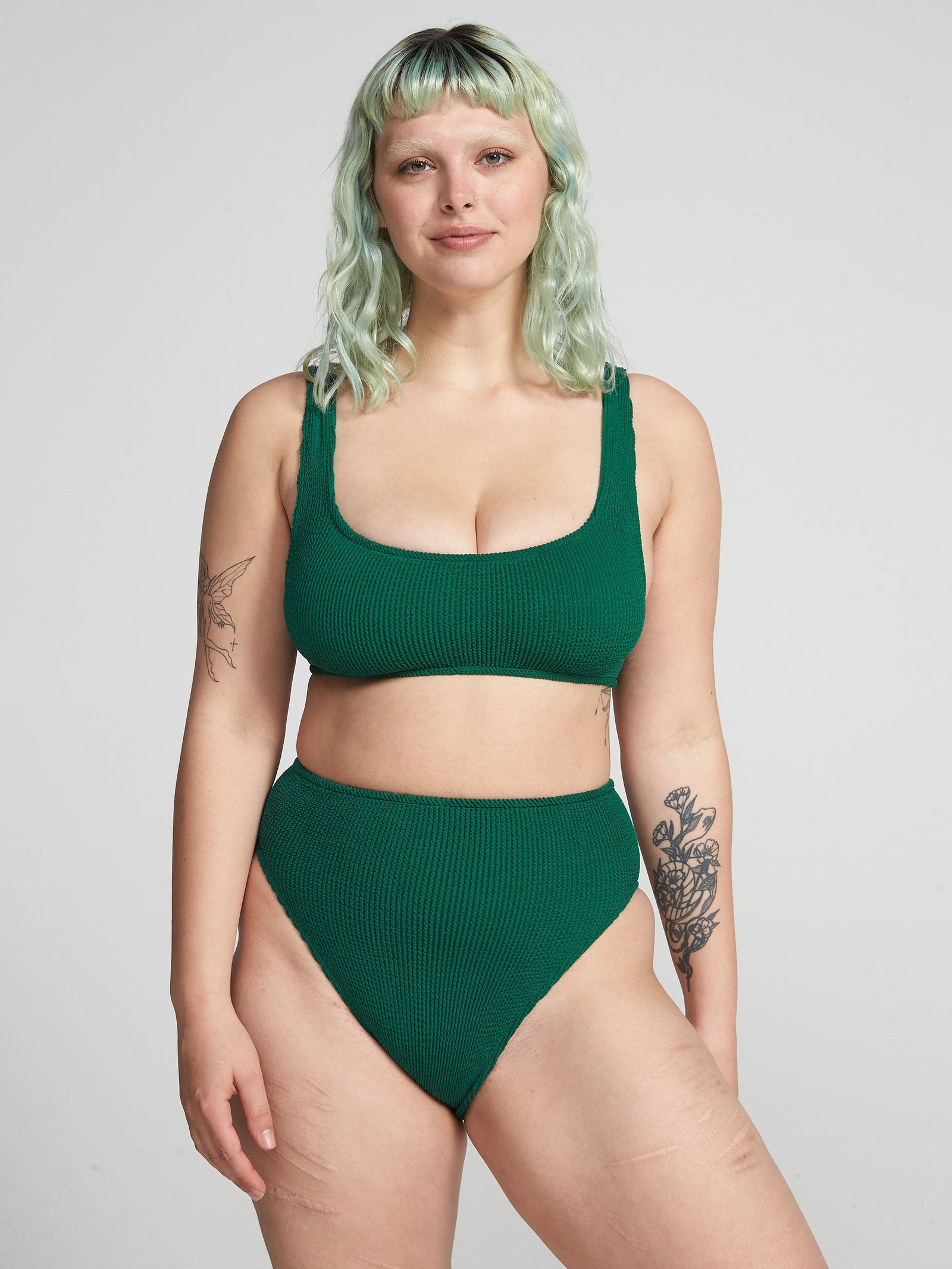 Image of a woman wearing Aplomb High Waist Two-Piece by Youswim