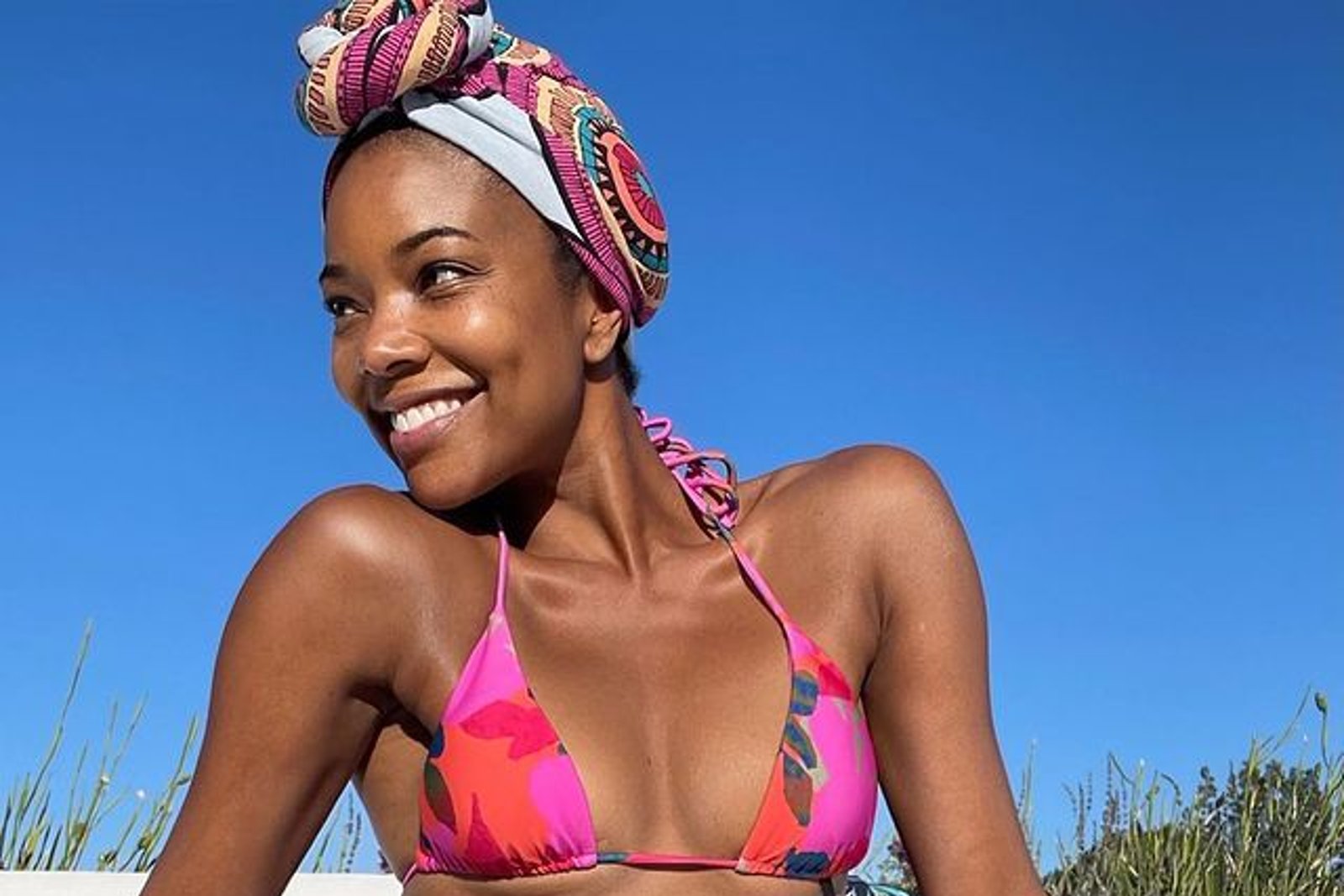 Photo of Gabrielle Union Wade wearing a bikini